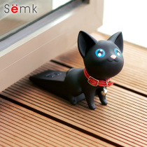 Creative door stopper Cute door stopper Cartoon cat door stopper Household door anti-wind door stopper Anti-collision carmen free hole