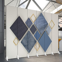 Simple screen economic activity partition living room partition room partition bedroom modern simple folding mobile push and pull Wall