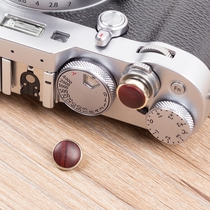 Suitable for Leica M M10M10P M240 P PEN-F camera shutter button Wood copper button accessories