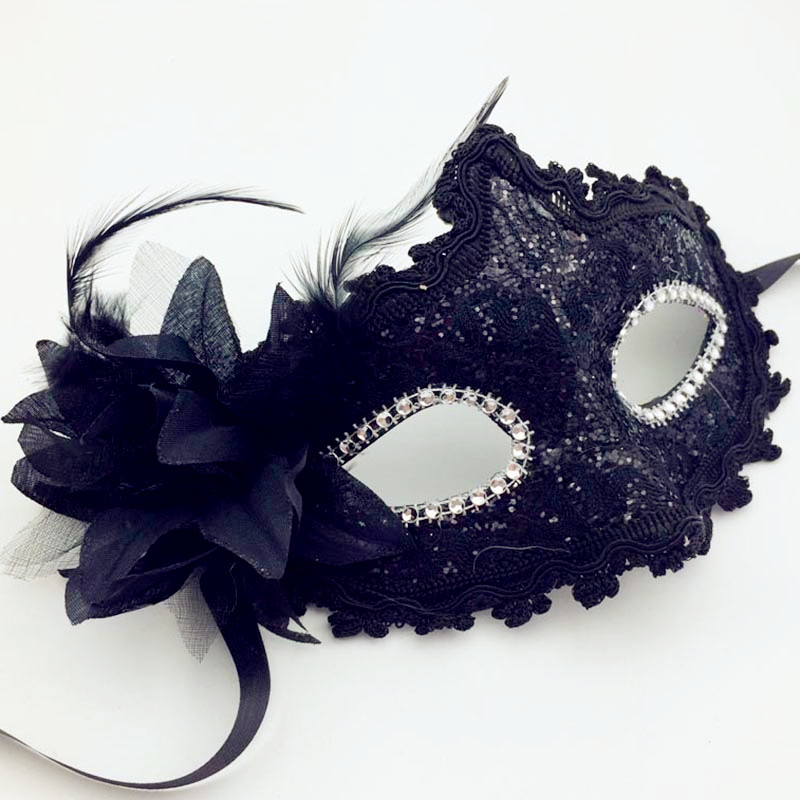 Halloween masquerade mask femininity half-face prom masquerade princess cos party children's mask catwalk