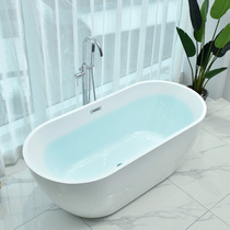 Acrylic thin-edge bathtub seamless integrated bathtub home Net Red adult bathtub independent European style royal concubine bathtub