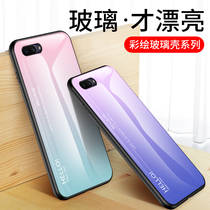 Suitable for OPPO A12 mobile phone shell gradient color A12E full pack border wrestling glass shell a12e fashion men and women