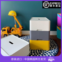 South Korean containing box Home Multi-functional plastic finishing box Nordic Wind Large Number of students clothes storage box storage box