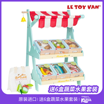 British Le Toy Van Children Sweetheart Supermarket Emulation Sells Store Food Shelf Girls Over Home Game