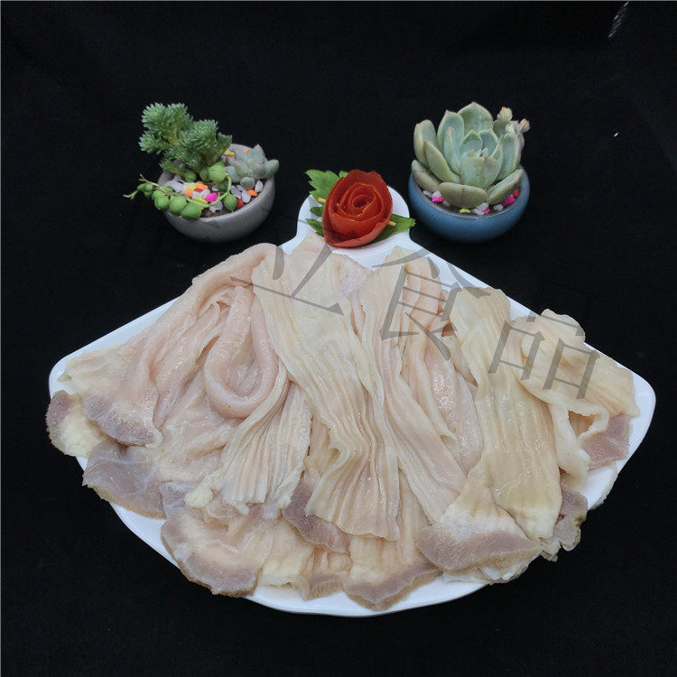 【然进】鹅肾顶铁板鹅肠头餐厅酒店特色白灼鹅肚顶生鹅肠腌制速冻