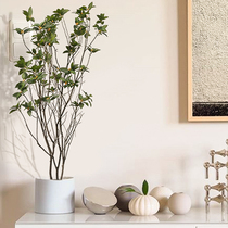 The simulation tree of large fake tree laurel flower Nordic household residential residential residential floor green plant decoration plant indoor pot