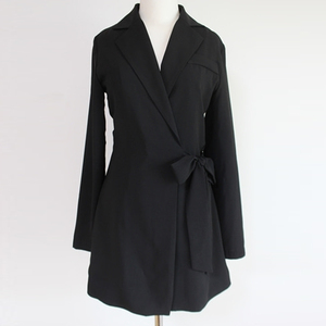 Belt simple leisure elegant temperament suit coat