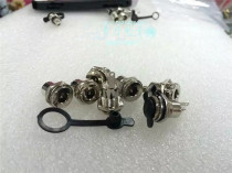DC Power Socket 5 5*2 5 2 1MM Socket Copper Master seat Waterproof Cap Large Current Panel Installation