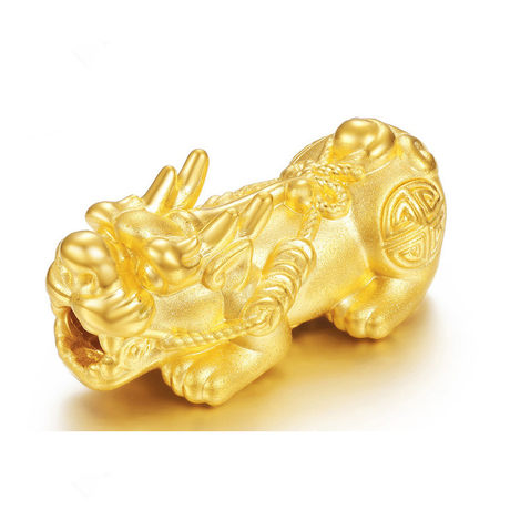 Gold Pixiu Bracelet 3d Hard Pure Gold 999 Gold Pixiu Transfer Pearl Passepartout Lucky Fortune Couples Gold Pixiu Bracelet 3d Hard Pure Gold 999 Gold Pixiu Transfer Pearl Passepartout Lucky Fortune Couples