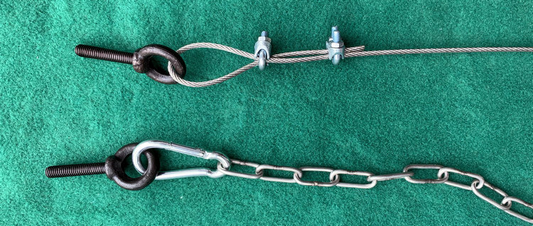 专业音箱8厘10厘吊环卡包箱酒吧音箱钢丝绳铁链钢链自锁扣吊挂件