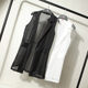 ເສື້ອຢືດຜູ້ຍິງລະດູຮ້ອນ chiffon ບາງໆດູໃບໄມ້ລົ່ນດູໃບໄມ້ລົ່ນຕາຫນ່າງ hollow cardigan ກາງ-length breathable waistcoat shawl vest