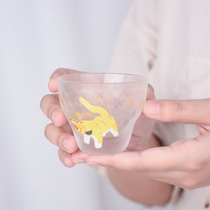 Japan imports Nitrosuka XII Zodiozodiac Animal Handmade Glass Personality Sacred Cup Household Tea Cup