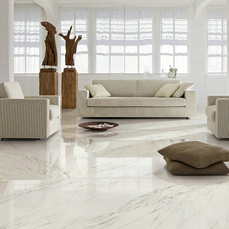 希腊雅士白大理石瓷砖客厅卧室防滑地板砖厨房卫生间墙砖600x900