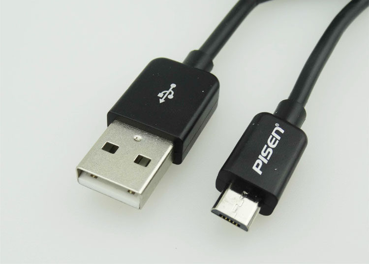 pisen品胜 micro usb安卓手机充电数据线Ⅱ 1.5米长 黑色