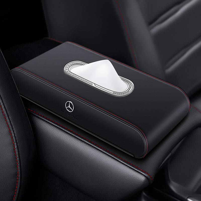 mercedes-benz car tissue box car tissue box new c-class e-class c200lglgla200 seat car drawer