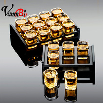 Light luxury crystal glass white wine set household high-end wine set creative Chinese small wine glass cup foreign wine glass