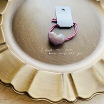 South Korea Autumn Winter New Products East Gate Sweet And Loving Styling Hair Ring Hair Rope Zama Tail Liu Jin Purple