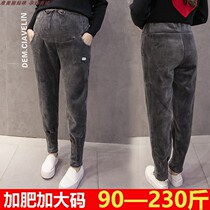 Pregnant women leggings spring and autumn plus fat plus size wear leggings MM200 pounds loose Harun slacks
