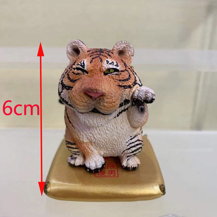研達Animal Life 朝隈俊男合掌動物招財虎獅瑜伽貓咪擺件扭蛋