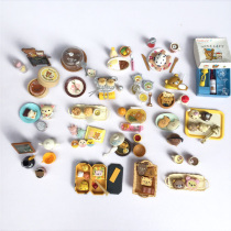 Re-ment food play box egg REMENT sushi light loose bear mini kitchen cake scene DIY material