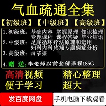 2019 Traditional Chinese Medicine Li qi blood deficiency Meridian Conditioning Dredge of Traditional Chinese Medicine Acupuncture Ear Body Plantar Circular Video Combined