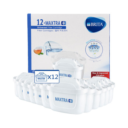 多效滤芯 12枚，碧然德 Brita 第三代 Maxtra+ 标准版