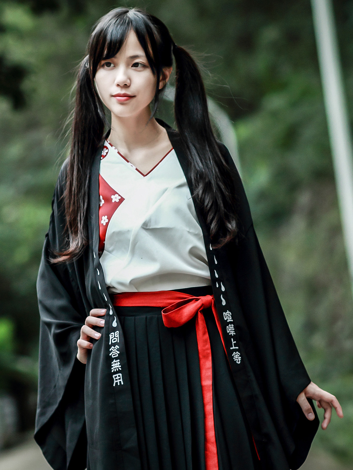 [古怪舍]原创百鬼夜行-鸦天狗 日式羽织和服浴衣  日式无袖上装  搭配