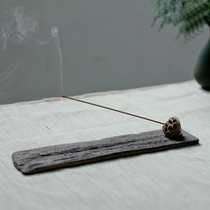 Handmade creative ceramic incense Tea ceremony ornaments line incense insert Zen simple incense insert Sandalwood Agarwood Lotus lying incense holder