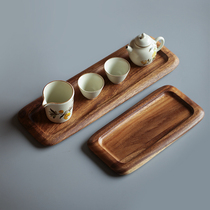 Van Yue acacacia Wood small tea tray whole solid wood tray tea tray tea table tea table tea table