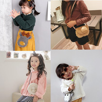 Korean version of the cute cartoon sheep crossbody bag toddler children baby fashion animal mini zipper shoulder bag tide