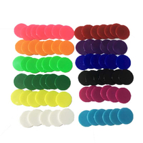 Plastic chip coin math color blank small wafer Student kindergarten reward coin integral coin counting wafer