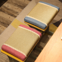 Mat Mat Student Classroom Stool Fart Cushion Memory Cotton fixed buckle rectangular chair cushion Summer breathable Soft