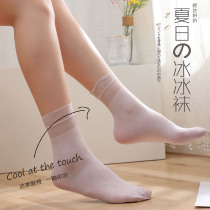 Socks women Summer thin jk fairy Japanese lolita short tube lace velvet Mary Jane shoes socks