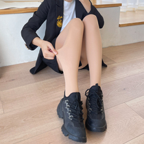 Craftsmanship woven light legged artifact female winter spring and autumn thin supernatural lifelike stockings double pantyhose