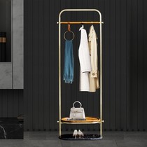 Hanging clothes hanger floor bedrooms Fancy Light Lavish Stainless Steel Cloister Frame Home Living Room Brief Multifunction Clothes Rack