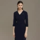 PORTS Ports 2019 Váy cổ chữ V đơn giản mới của phụ nữ ALN9D021KWB008 - Sản phẩm HOT