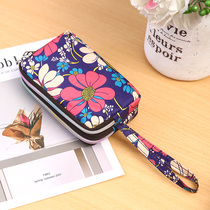 Hand bag lady grab the wallet cloth Yihan version lady long wallet large capacity three layer zipper mobile phone bag