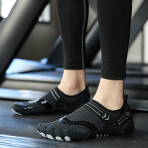 Indoor comprehensive training skipping rope squat shoes for men and women gym professional treadmill hard-pull running shock absorption weightlifting shoes