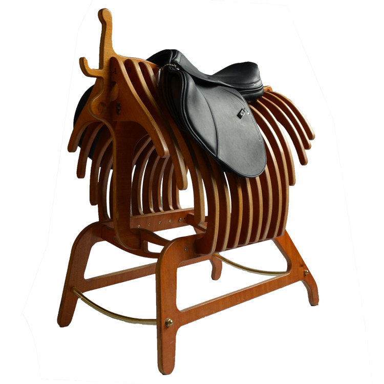 马鞍架肋骨鞍架 实木肋骨鞍架 人马合一马具鞍架 马鞍架
