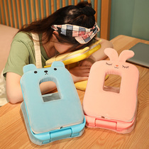 Cartoon cute pillow rabbit plush toy cat doll children folding nap pillow girl sleeping pillow male