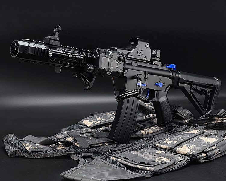 锦明下供弹m4水弹枪电动连发仿真人cs狙击野战可发射水晶弹玩具枪