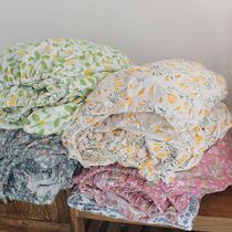 Special price promotion pure cotton active printed bed bamboo hat mattress protective sleeve 1 5m bed 1 8m bed sheet full cotton bed cover soft