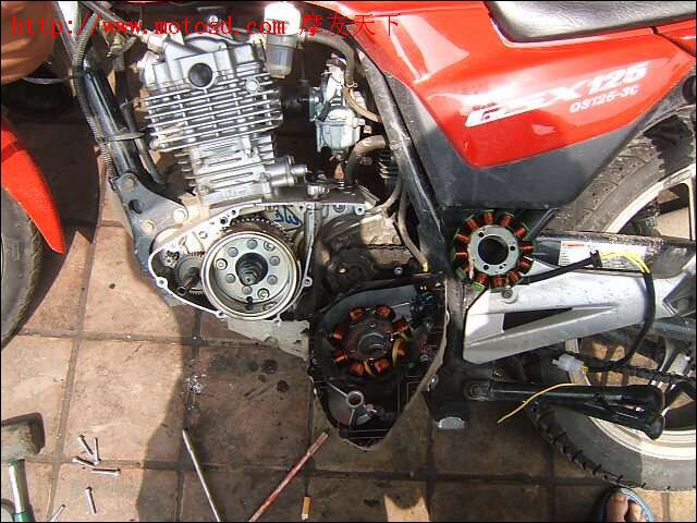gsx125 /150 摩托车改12极三相大功率定子线圈磁电机发电机