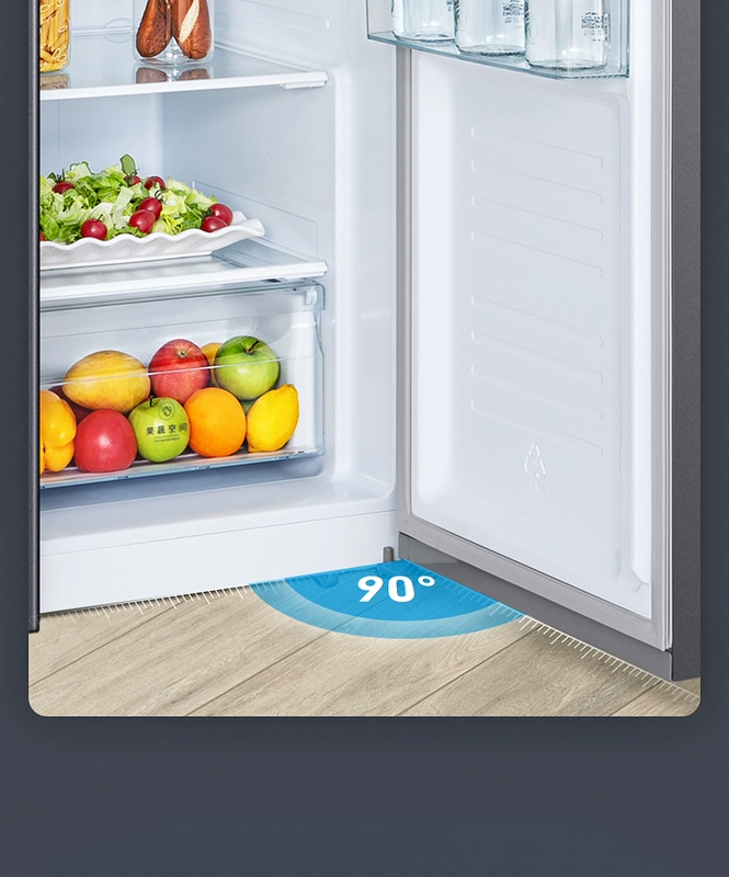 Midea / Midea BCD-606WKPZM (E) Tủ lạnh Midea cửa đôi cửa đôi không có sương giá chuyển đổi tần số - Tủ lạnh