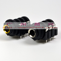 Copper 6 35MM female base microphone microphone dual channel 6 5 socket PCB panel audio seat in-line six feet