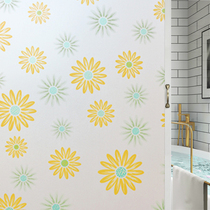Self-adhesive window glass stickers frosted bathroom toilet toilet transparent opaque window stickers household film waterproof
