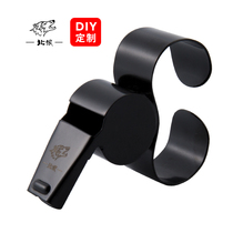 North wolf ring whistle Ice hockey roller skating referee special pure copper wood core sports basketball football game whistle black 0639
