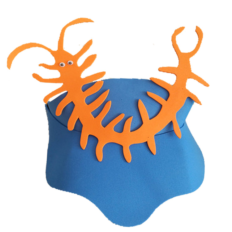 昆虫头饰动物蜘蛛蟋蟀蚊子螳螂苍蝇荧火虫蜈蚣知了幼儿园表演道具