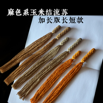 Corn Junction Flow Su Lengthened Hand Rubbing Cotton Thread Text with Pendant Ears of King Diamond Bodhi Sesame Seeds with Accessories Hand Strings Closeout