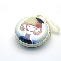 Shengyun Guzheng nail containing bag Childrens adult cartoon metal zipped box rubberized musical instrument Guzheng accessories